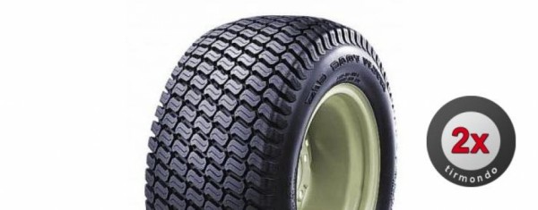 2x 18x8.50-8 CARLISLE MULTITRAC 8PR