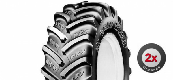 2x 250/85R24 (9.5R24) KLEBER TRAKER 109A8